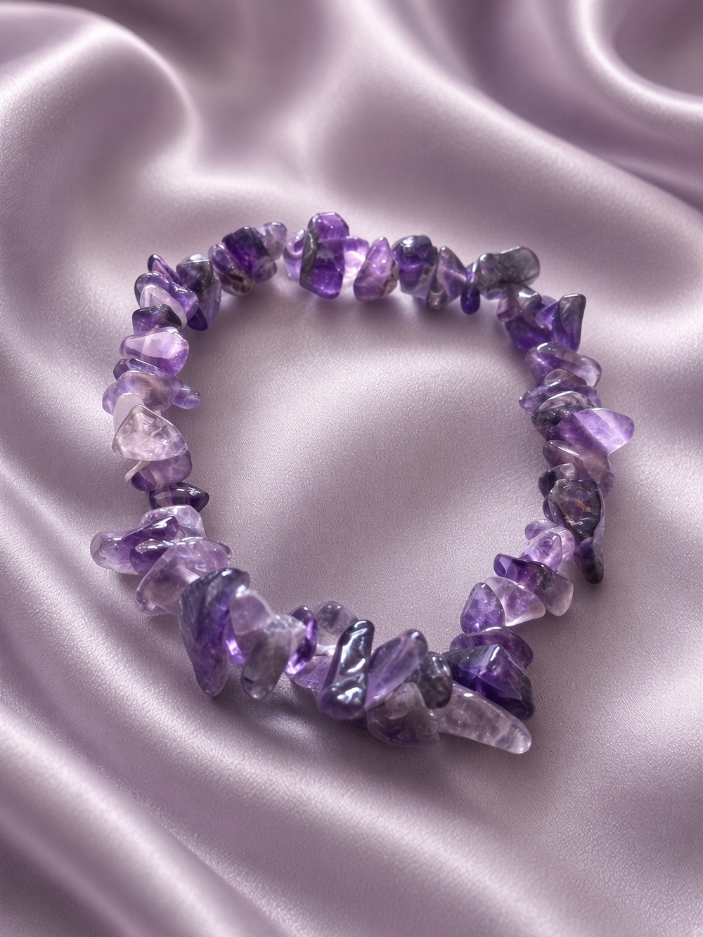 💜  New Natural Amethyst Chip Bracelet ✨